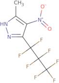 3-Heptafluoropropyl-5-Methyl-4-Nitropyrazole