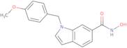 N-Hydroxy-1-[(4-methoxyphenyl)methyl]-1H-indole-6-carboxamide