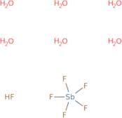 Hydrogen hexafluoroantimonate(1-) hydrate (1:1:6)