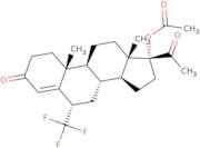 17-Hydroxy-6α-(trifluoromethyl)pregn-4-ene-3,20-dione 17-acetate