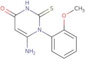 6-Amino-1-(2-methoxyphenyl)-2-sulfanylidene-1,2,3,4-tetrahydropyrimidin-4-one