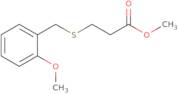 Methyl 3-{[(2-methoxyphenyl)methyl]sulfanyl}propanoate