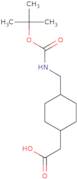 2-[(1R,4R)-4-({[(tert-Butoxy)carbonyl]amino}methyl)cyclohexyl]acetic acid