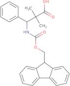 3-([(9H-Fluoren-9-ylmethoxy)carbonyl]amino)-2,2-dimethyl-3-phenylpropanoic acid