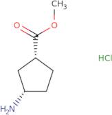 methyl (1R,3S)-3-aminocyclopentane-1-carboxylate hydrochloride