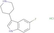 5-Fluoro-3-(piperidin-4-yl)-1H-indole hydrochloride