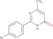 2-(4-Bromophenyl)-6-methyl-4-pyrimidinol