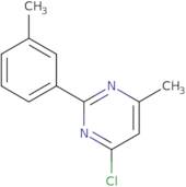 4-Chloro-6-methyl-2-(3-methylphenyl)pyrimidine