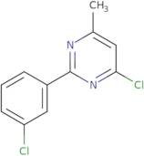 4-Chloro-2-(3-chlorophenyl)-6-methylpyrimidine