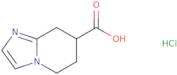 5H,6H,7H,8H-Imidazo[1,2-a]pyridine-7-carboxylic acid hydrochloride