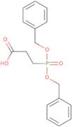 3-[bis(Phenylmethoxy)phosphinyl]-propanoic acid