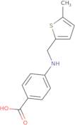 4-{[(5-Methyl-2-thienyl)methyl]amino}benzoic acid