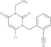 2-[(6-Chloro-3-ethyl-3,4-dihydro-2,4-dioxo-1(2H)-pyrimidinyl)methyl]-benzonitrile