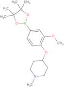 3-Methoxy-4-(N-methylpiperidin-4-yloxy)phenylboronic acid pinacol ester