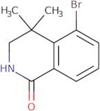 5-Bromo-4,4-dimethyl-3,4-dihydroisoquinolin-1(2H)-one