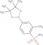 2-Methyl-4-(tetramethyl-1,3,2-dioxaborolan-2-yl)benzene-1-sulfonamide