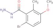 6-Bromo-3-methoxy-2-methylbenzhydrazide