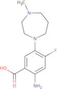 2-amino-4-fluoro-5-(4-methyl-1,4-diazepan-1-yl)benzoic acid