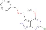 3-((Benzyloxy)methyl)-6-chloro-4-methoxy-1H-pyrazolo[3,4-d]pyrimidine