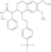 (S)-2-((S)-6,7-Dimethoxy-1-(4-(trifluoromethyl)phenethyl)-3,4- dihydroisoquinolin-2(1H)-yl)-N-methyl-2-phenylacetamide