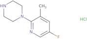 1-(5-Fluoro-3-methylpyridin-2-yl)piperazinehydrochloride