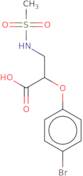 2-(4-Bromophenoxy)-3-methanesulfonamidopropanoic acid