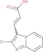 (2E)-3-{2-Chloroimidazo[1,2-a]pyridin-3-yl}prop-2-enoic acid