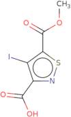 4-Iodo-5-(methoxycarbonyl)-1,2-thiazole-3-carboxylic acid