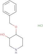 4-(benzyloxy)piperidin-3-ol hcl