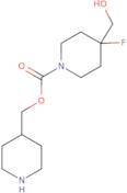 4-Piperidylmethyl 4-fluoro-4-(hydroxymethyl)piperidine-1-carboxylate