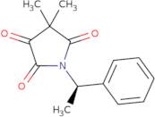 4,4-dimethyl-1-[(1R)-1-phenylethyl]pyrrolidine-2,3,5-trione