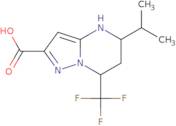 5-Isopropyl-7-(Trifluoromethyl)-4,5,6,7-Tetrahydropyrazolo[1,5-a]Pyrimidine-2-Carboxylic Acid