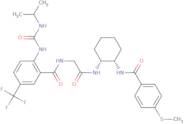 2-[(Isopropylcarbamoyl)Amino]-N-(2-{[(1S,2R)-2-{[4-(Methylsulfanyl)Benzoyl]Amino}Cyclohexyl]Amino}-2-Oxoethyl)-5-(Trifluoromethyl)Be nzamide
