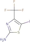 5-iodo-4-(trifluoromethyl)-1,3-thiazol-2-amine