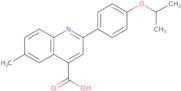 2-(4-Isopropoxyphenyl)-6-methylquinoline-4-carboxylic acid