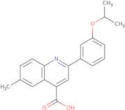 2-(3-Isopropoxyphenyl)-6-methylquinoline-4-carboxylic acid