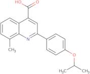 2-(4-Isopropoxyphenyl)-8-methylquinoline-4-carboxylic acid