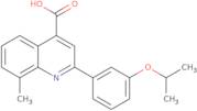 2-(3-Isopropoxyphenyl)-8-methylquinoline-4-carboxylic acid