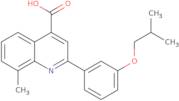 2-(3-Isobutoxyphenyl)-8-methylquinoline-4-carboxylic acid