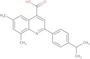 2-(4-Isopropylphenyl)-6,8-dimethylquinoline-4-carboxylic acid