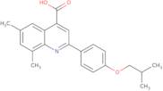 2-(4-Isobutoxyphenyl)-6,8-dimethylquinoline-4-carboxylic acid