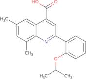 2-(2-Isopropoxyphenyl)-6,8-dimethylquinoline-4-carboxylic acid