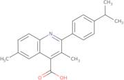 2-(4-Isopropylphenyl)-3,6-dimethylquinoline-4-carboxylic acid