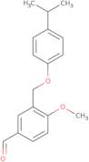 3-[(4-Isopropylphenoxy)methyl]-4-methoxybenzaldehyde