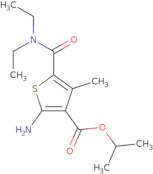 Isopropyl 2-amino-5-[(diethylamino)carbonyl]-4-methylthiophene-3-carboxylate