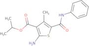 Isopropyl 2-amino-5-(anilinocarbonyl)-4-methylthiophene-3-carboxylate