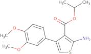 Isopropyl 2-amino-4-(3,4-dimethoxyphenyl)thiophene-3-carboxylate