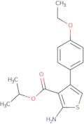 Isopropyl 2-amino-4-(4-ethoxyphenyl)thiophene-3-carboxylate