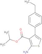 Isopropyl 2-amino-4-(4-ethylphenyl)thiophene-3-carboxylate