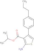 Isopropyl 2-amino-4-(4-propylphenyl)thiophene-3-carboxylate
